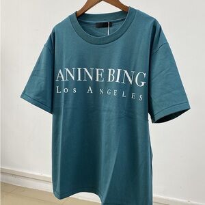 Anine Bing Blue Graphic Tee